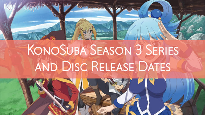 KonoSuba Season 3 and Blu-ray/DVD Release Dates